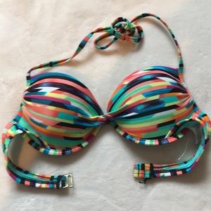 Two piece multi/colored bikini swimsuit